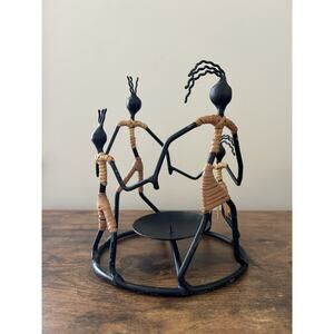 Laurids Lonborg Vintage MCM Dancing Danish Family Circle Modern Candleholder!